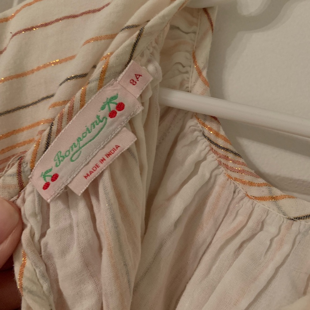 Bonpoint girls dress. Great condition. Beautiful and classy light weight!